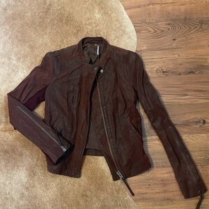 Free People Washable Suede Jacket
